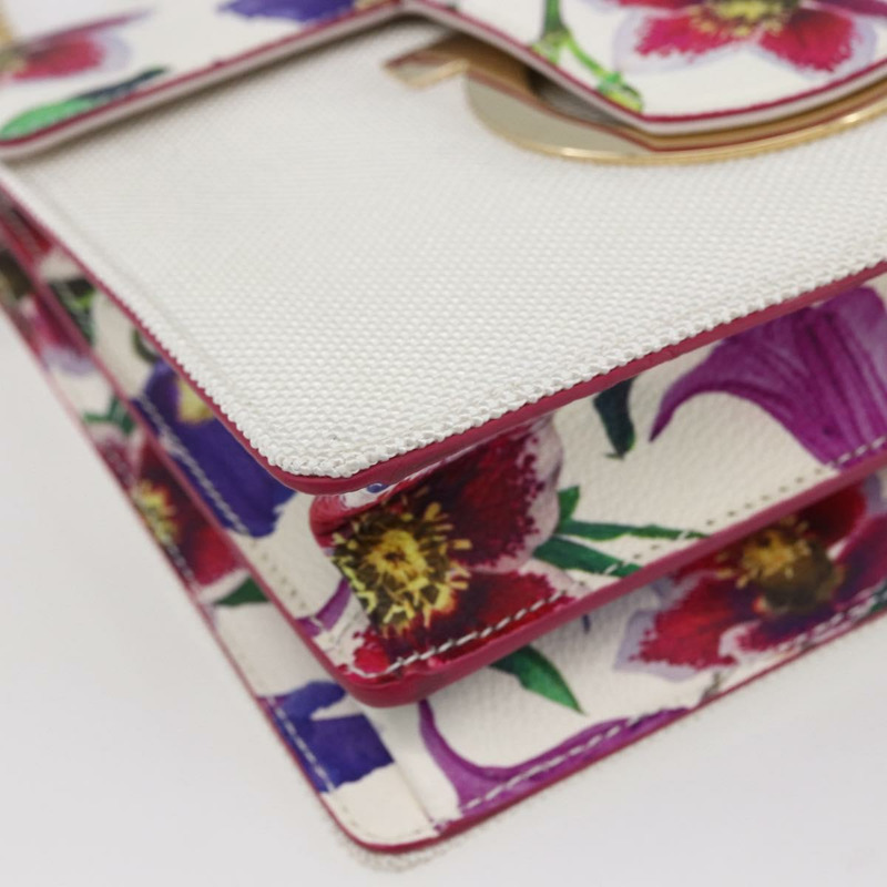 【日本直送】Salvatore Ferragamo Chain Gancini 帆布多色金色包包，正品編號 154076SAM-13