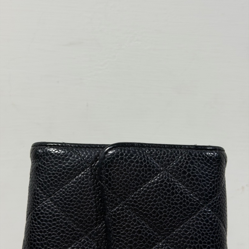 全網最低🏅 Chanel · 經典荔枝牛皮金釦翻蓋長夾 （ 2026.1月專櫃維修證明）-11