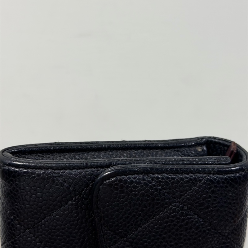 全網最低🏅 Chanel · 經典荔枝牛皮金釦翻蓋長夾 （ 2026.1月專櫃維修證明）-12