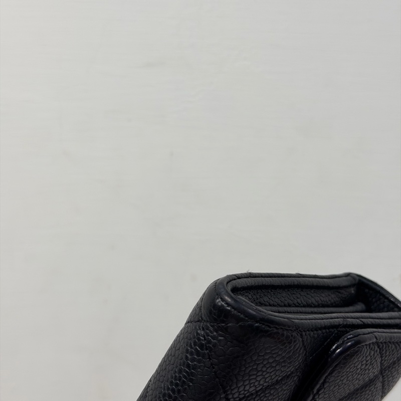 全網最低🏅 Chanel · 經典荔枝牛皮金釦翻蓋長夾 （ 2026.1月專櫃維修證明）-13