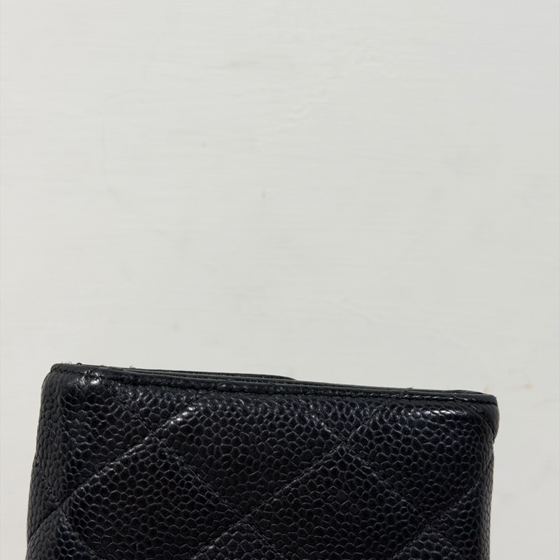 全網最低🏅 Chanel · 經典荔枝牛皮金釦翻蓋長夾 （ 2026.1月專櫃維修證明）-17