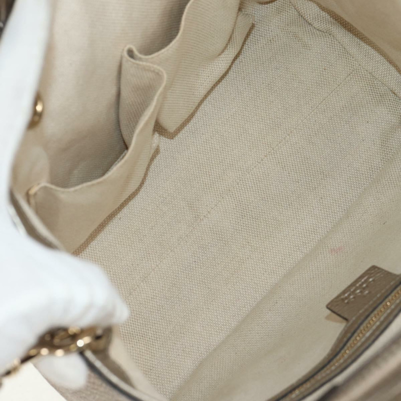 【日本直送】GUCCI Soho 手提包 皮革 兩用 香檳金 金色 336751 正品 am9635V-9