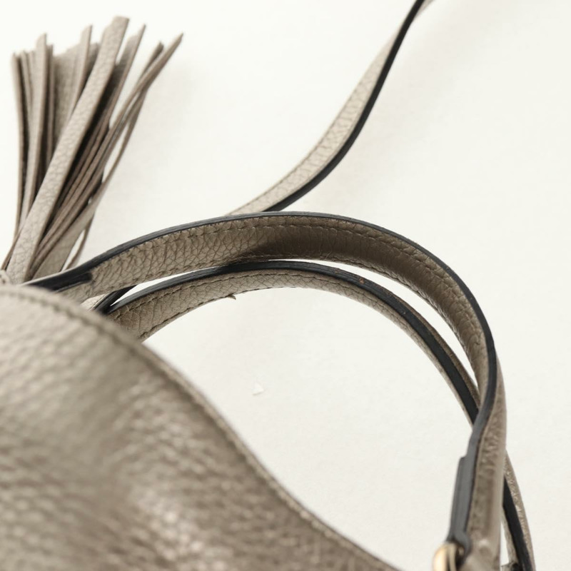 【日本直送】GUCCI Soho 手提包 皮革 兩用 香檳金 金色 336751 正品 am9635V-13