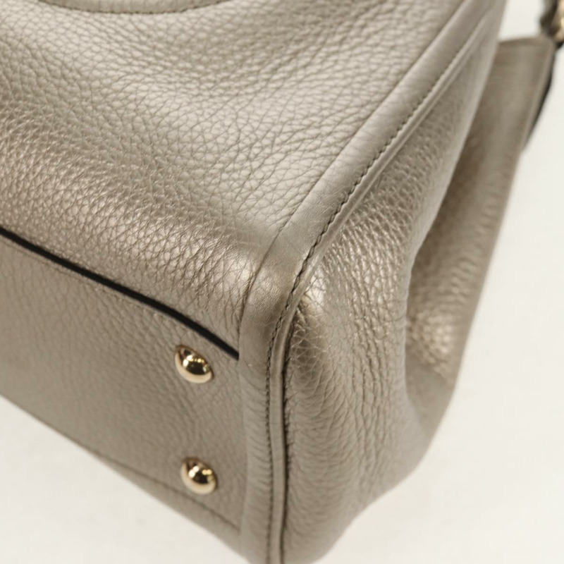 【日本直送】GUCCI Soho 手提包 皮革 兩用 香檳金 金色 336751 正品 am9635V-16