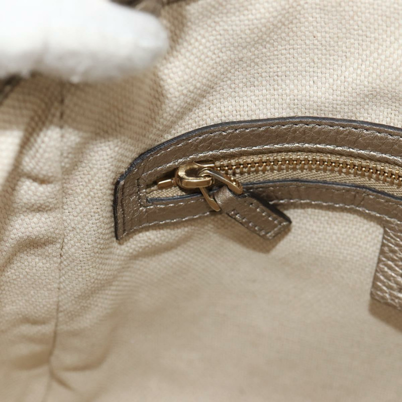 【日本直送】GUCCI Soho 手提包 皮革 兩用 香檳金 金色 336751 正品 am9635V-23