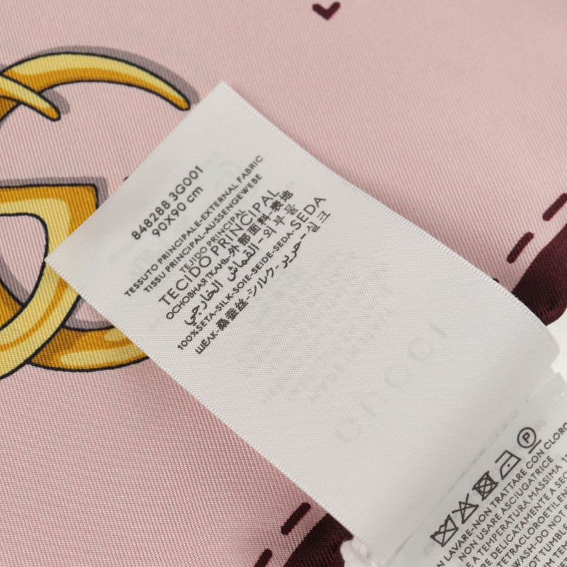 【日本直送】GUCCI x Yuko Higuchi 絲巾 米色 正品 151300M-10