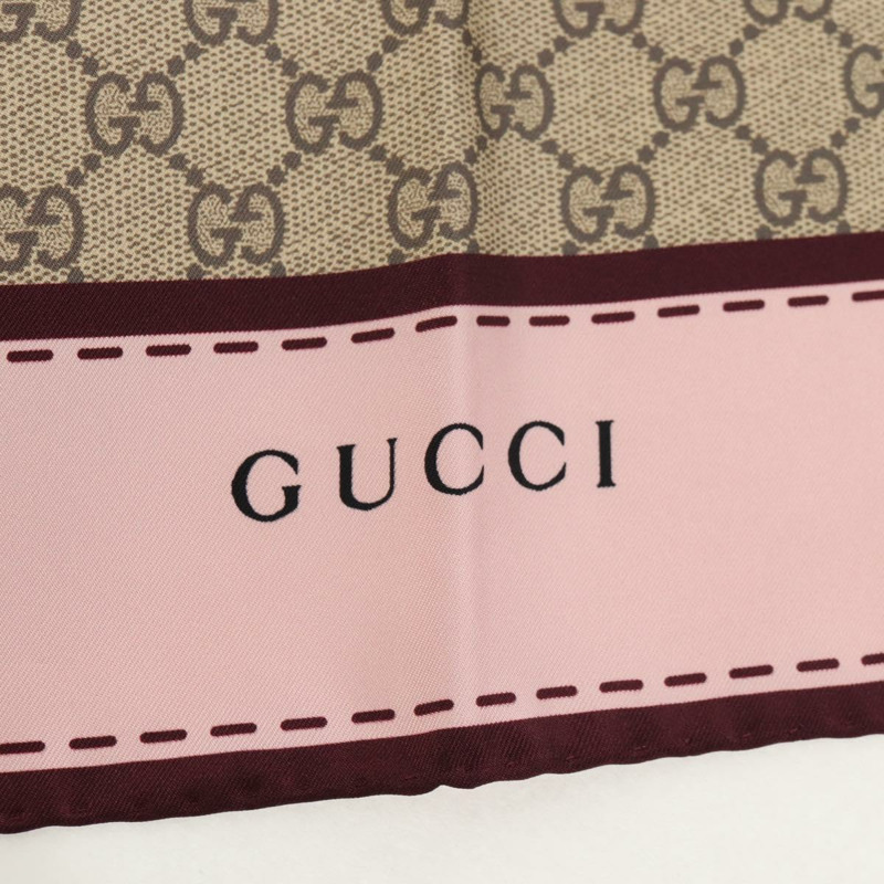 【日本直送】GUCCI x Yuko Higuchi 絲巾 米色 正品 151300M-16