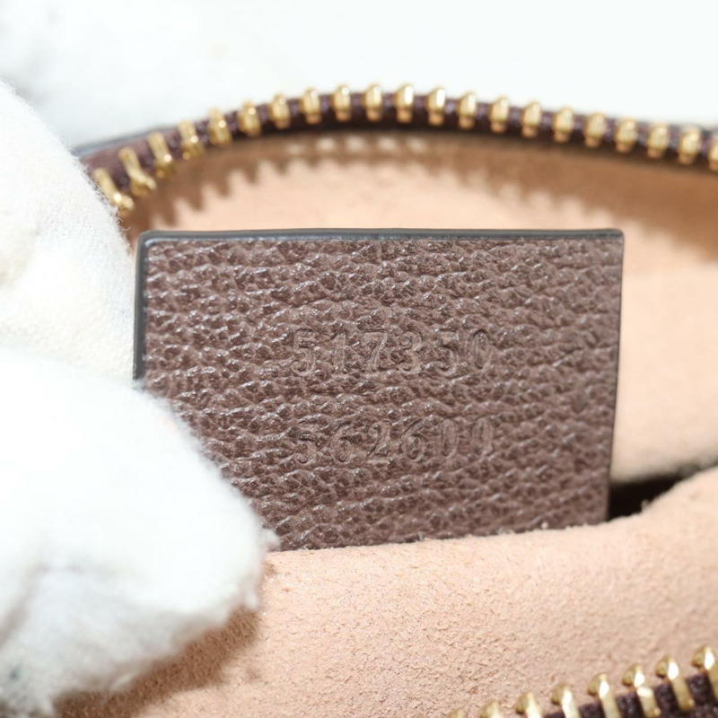 【日本直送】GUCCI Ophidia GG Supreme Web Sherry Line Bag PVC Beige 517350 Auth yk19604M-10