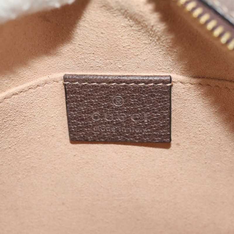 【日本直送】GUCCI Ophidia GG Supreme Web Sherry Line Bag PVC Beige 517350 Auth yk19604M-20