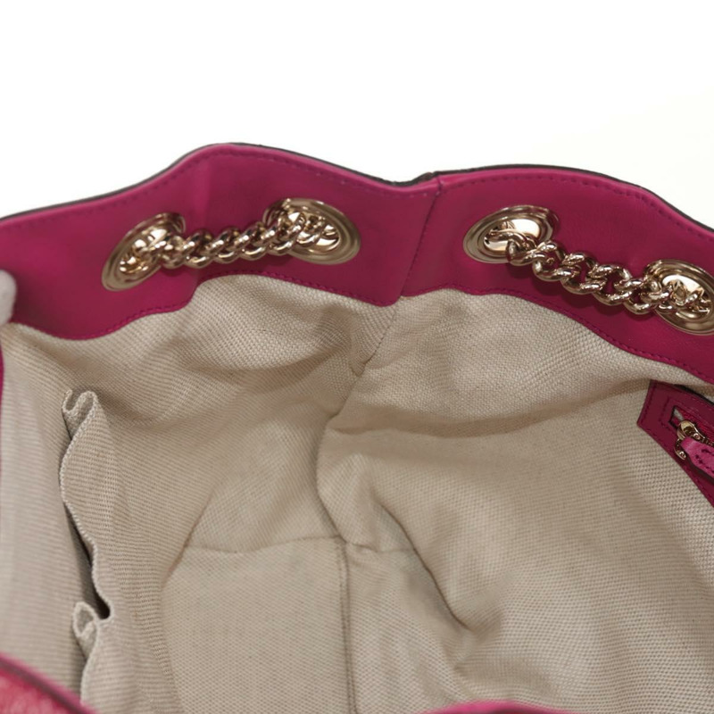 【日本直送】GUCCI 鏈 Soho 單肩包 漆皮 粉金 308982 正品 yk19530V-20