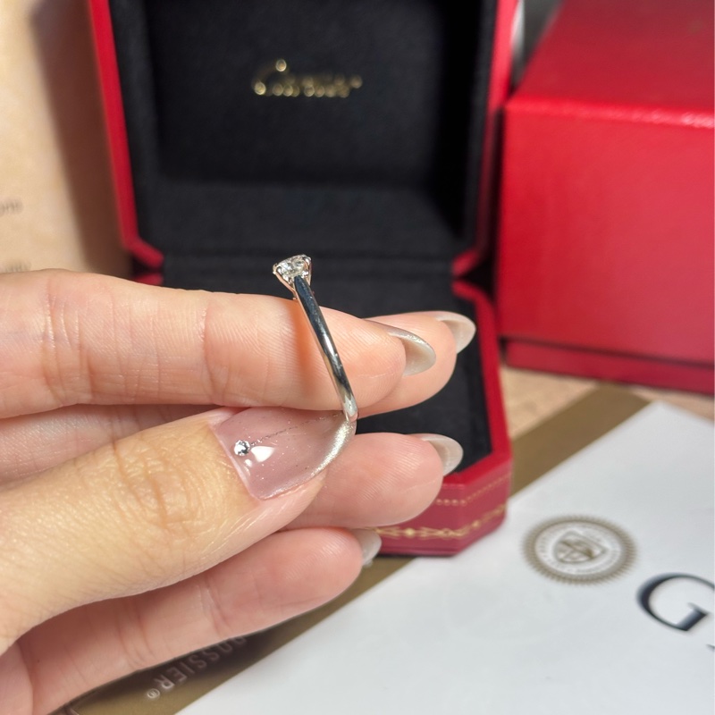 卡地亞單鑽鑽戒-10