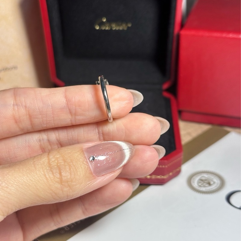 卡地亞單鑽鑽戒-15