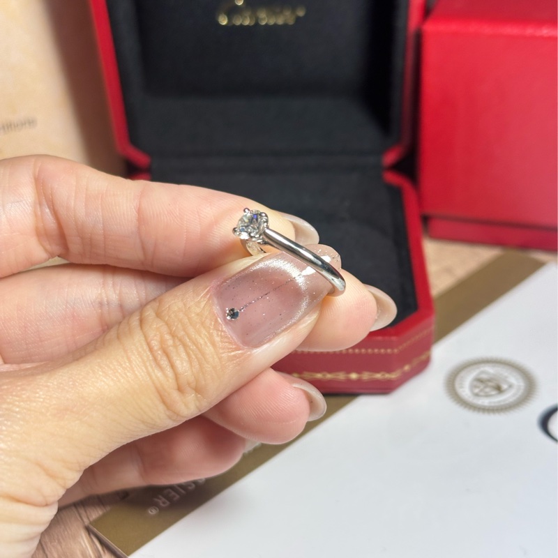 卡地亞單鑽鑽戒-18