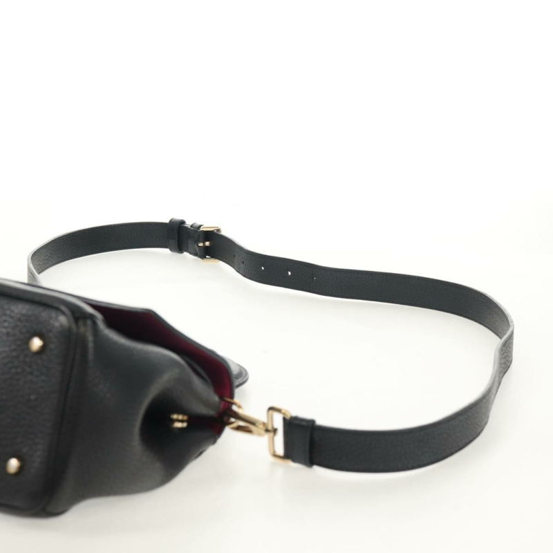 【日本直送】Christian Dior Lady Dior Be Dior 小皮革雙肩包 黑色 金色 Auth 152955AV-15