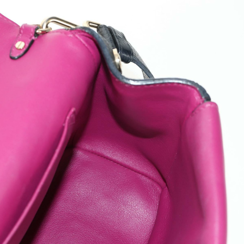 【日本直送】Christian Dior Lady Dior Be Dior 小皮革雙肩包 黑色 金色 Auth 152955AV-25