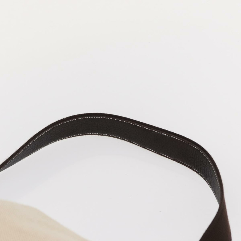 【日本直送】愛馬仕 Sac Marine Recife MM 單肩包帆布皮革米色正品 bs30975-7