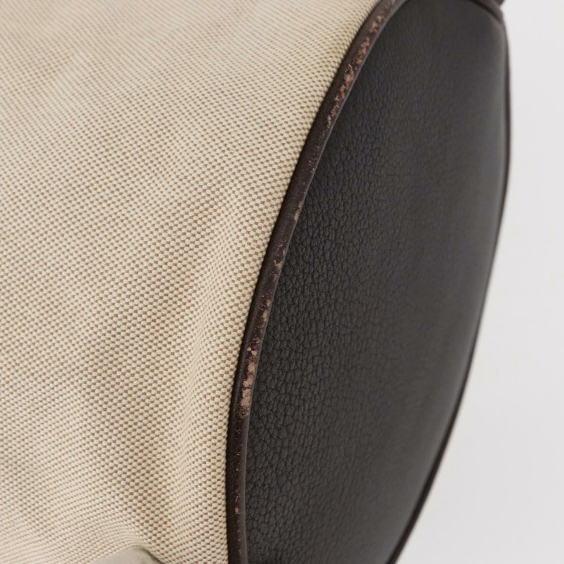 【日本直送】愛馬仕 Sac Marine Recife MM 單肩包帆布皮革米色正品 bs30975-15