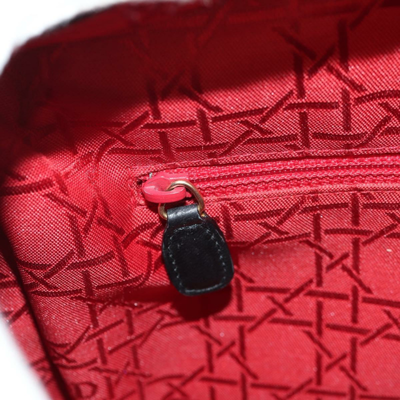 【日本直送】Christian Dior Canage Lady Dior 手提包，羊皮材質，黑色金色雙肩包，正品，貨號 148689V-24