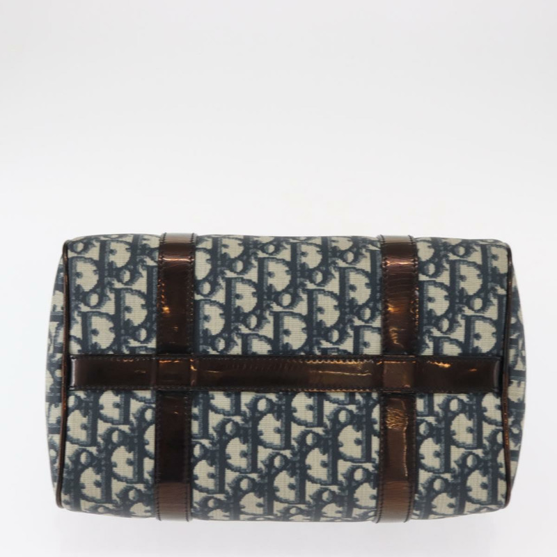 【日本直送】Christian Dior Trotter帆布波士頓包 海軍藍 金色 正品 yk19859-4