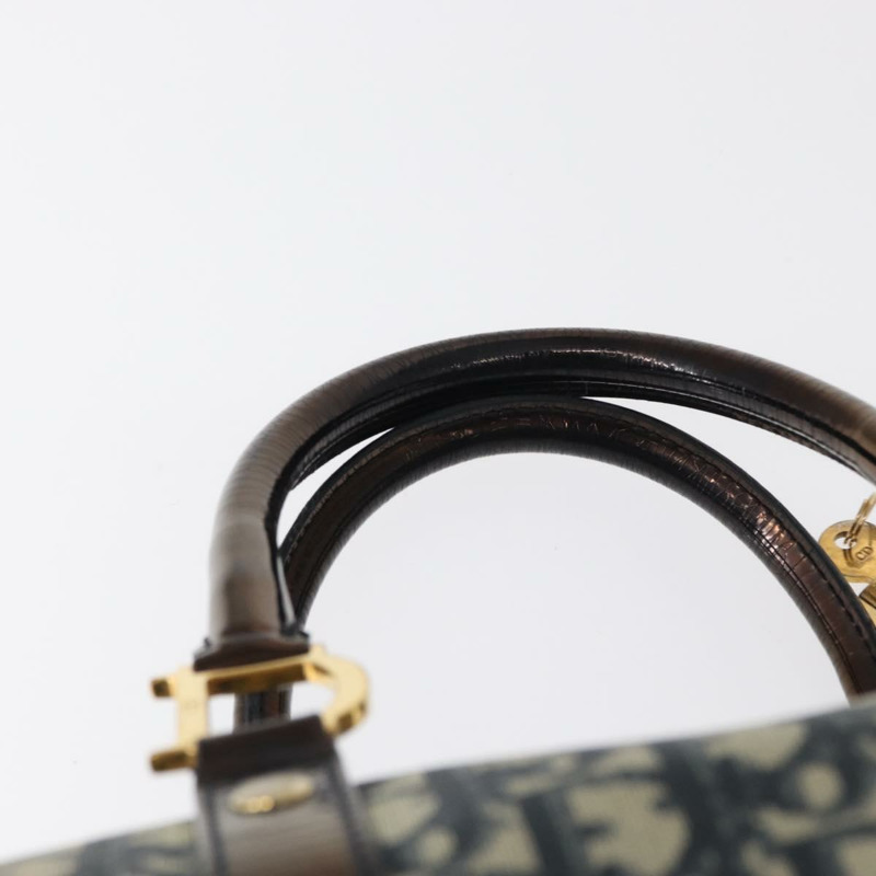 【日本直送】Christian Dior Trotter帆布波士頓包 海軍藍 金色 正品 yk19859-7