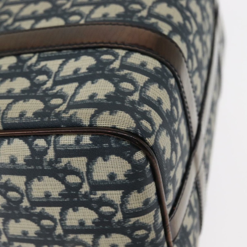 【日本直送】Christian Dior Trotter帆布波士頓包 海軍藍 金色 正品 yk19859-8