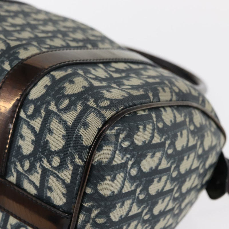 【日本直送】Christian Dior Trotter帆布波士頓包 海軍藍 金色 正品 yk19859-13