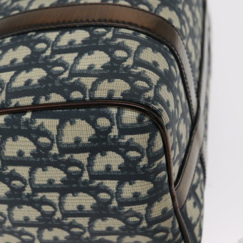 【日本直送】Christian Dior Trotter帆布波士頓包 海軍藍 金色 正品 yk19859-14