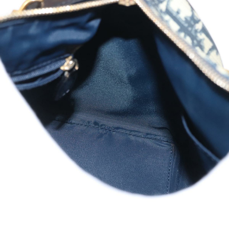 【日本直送】Christian Dior Trotter帆布波士頓包 海軍藍 金色 正品 yk19859-17