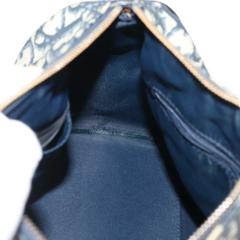 【日本直送】Christian Dior Trotter帆布波士頓包 海軍藍 金色 正品 yk19859-18