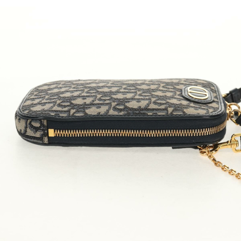 【日本直送】Christian Dior Trotter帆布手機鏈蒙田包海軍藍正品 154027A-3