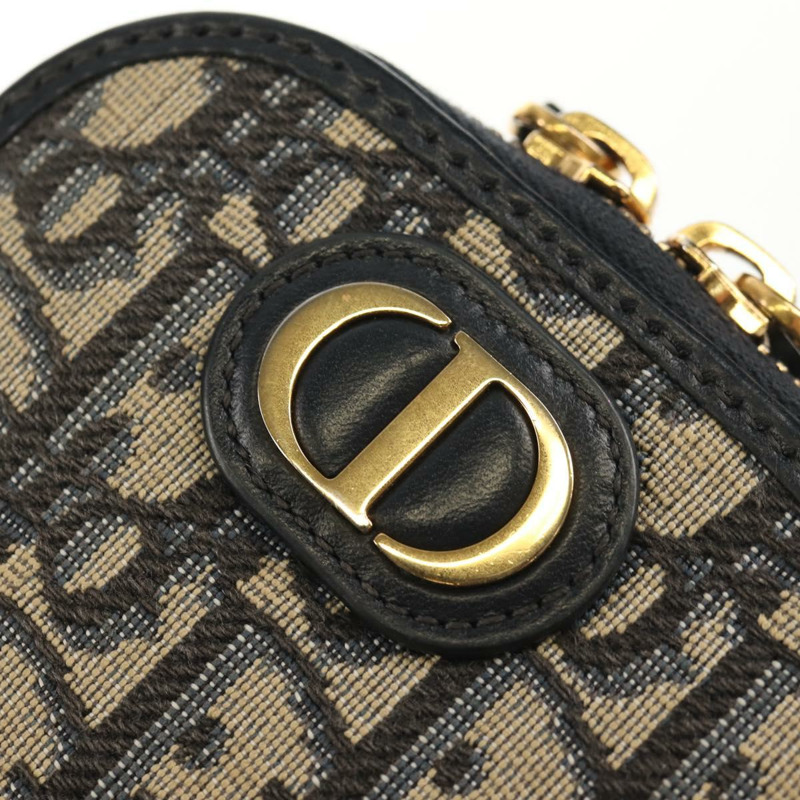 【日本直送】Christian Dior Trotter帆布手機鏈蒙田包海軍藍正品 154027A-19