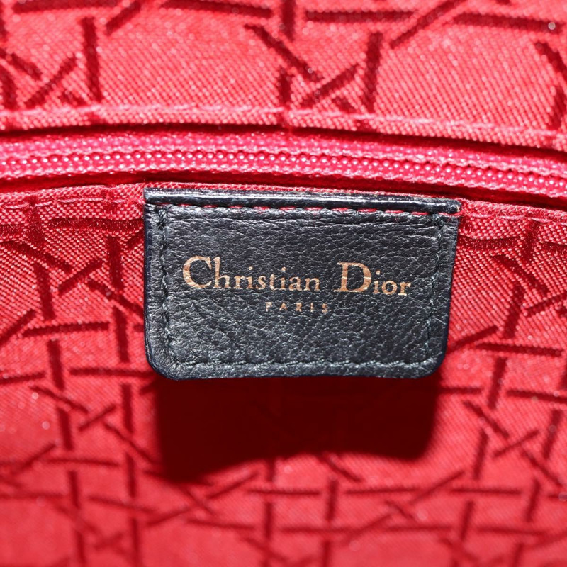 【日本直送】Christian Dior Canage 手提包，羊皮材質，黑色，金色，正品，貨號 yk19627V-19