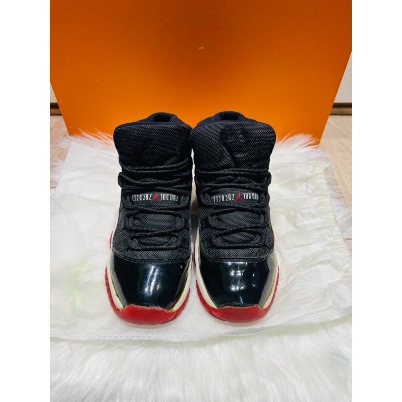 🏀NIKE AIR JORDAN 11 RETRO BRED HIGH AJ11 黑紅 高筒 11代 女生U.S 7.5號-1
