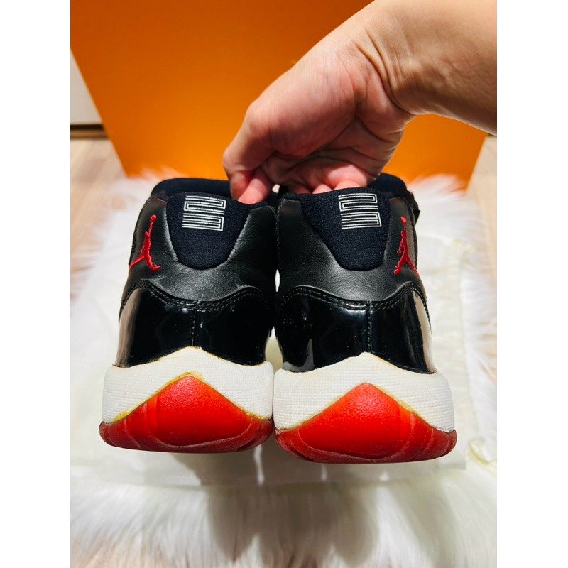 🏀NIKE AIR JORDAN 11 RETRO BRED HIGH AJ11 黑紅 高筒 11代 女生U.S 7.5號-3