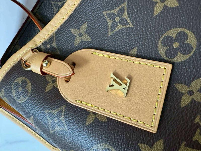 小巴黎二手名牌 真品 有購證 LV CarryAll PM size 晶片款 手提單肩斜肩包-11