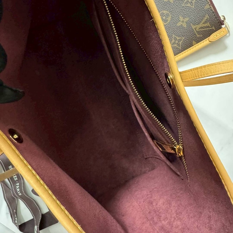 小巴黎二手名牌 真品 有購證 LV CarryAll PM size 晶片款 手提單肩斜肩包-13