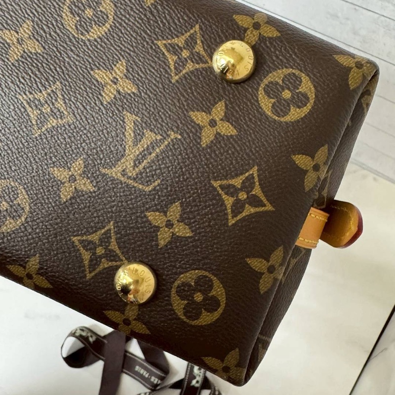 小巴黎二手名牌 真品 有購證 LV CarryAll PM size 晶片款 手提單肩斜肩包-18