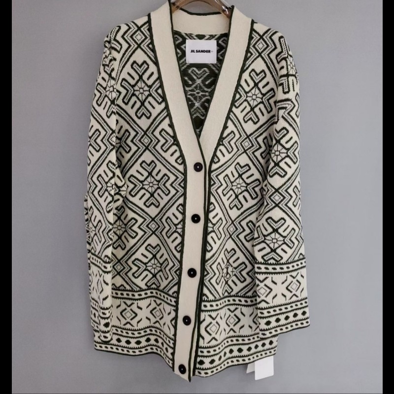 Jil Sander 女裝鬆身針織外套 休閒服裝 歐洲36碼-0