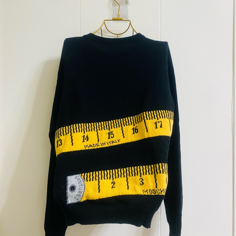 Moschino 皮尺高單羊絨毛衣-2