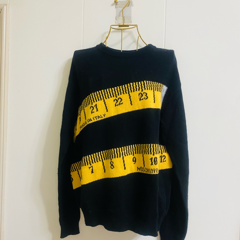 Moschino 皮尺高單羊絨毛衣-5