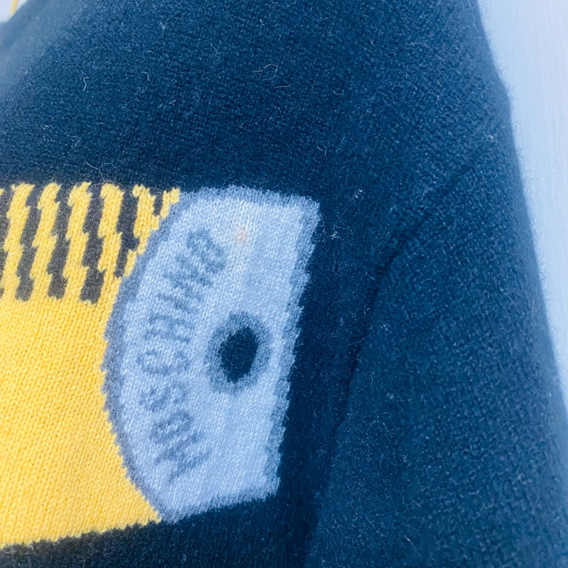 Moschino 皮尺高單羊絨毛衣-7