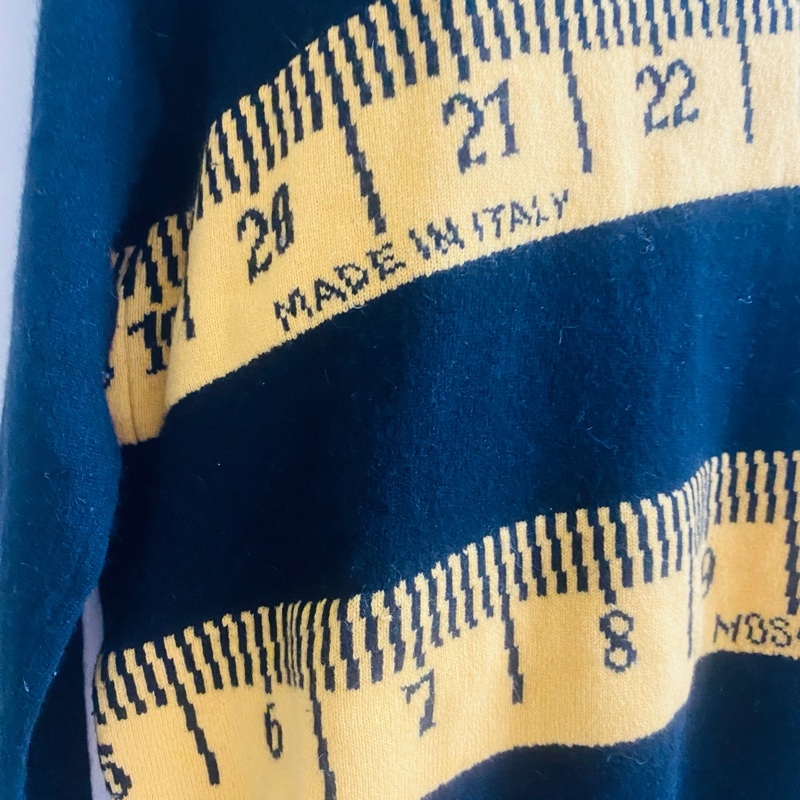 Moschino 皮尺高單羊絨毛衣-17