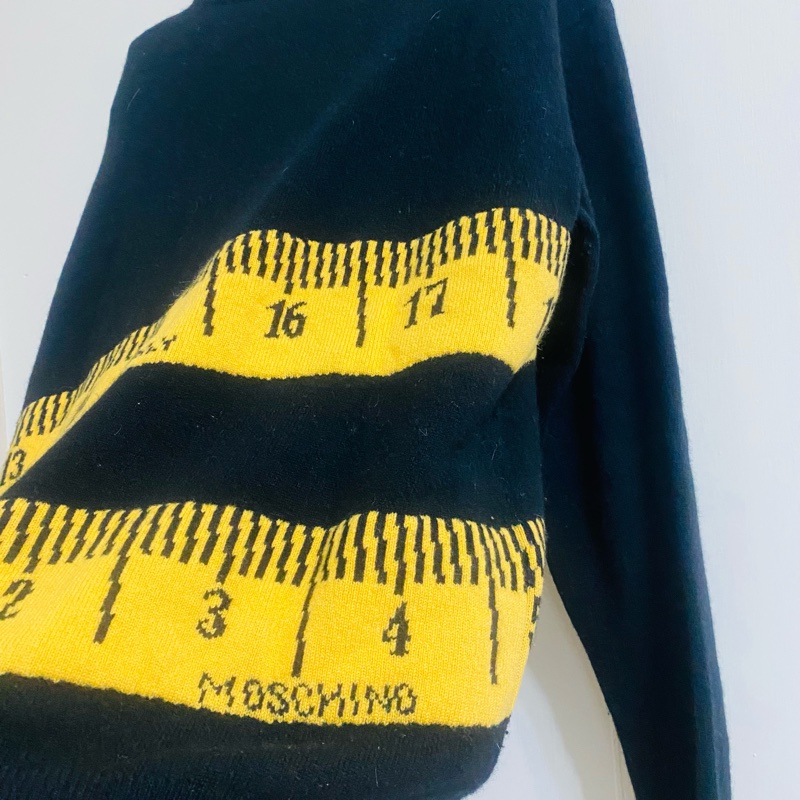 Moschino 皮尺高單羊絨毛衣-18