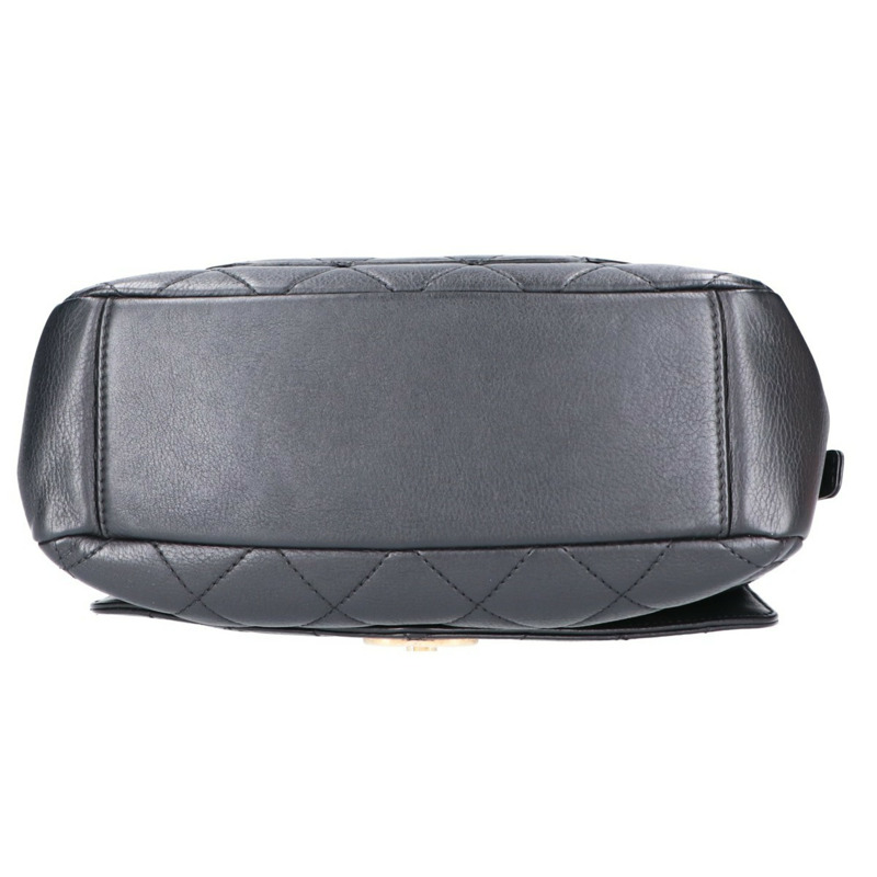 香奈兒 (CHANEL) 27號手提/肩背包，黑色，金色五金配件，女士款-4