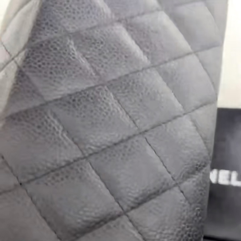 CHANEL經典雙C LOGO荔枝牛皮 金扣 金釦翻蓋長夾 發財包-20