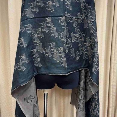 Hermes 超美的馬匹奔騰美披肩/圍巾-2