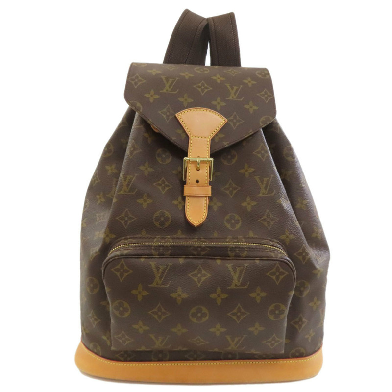 路易威登 M51136 Montsouris MM 雙肩包/日用包 Monogram 帆布 女款 LOUIS VUITTON-0