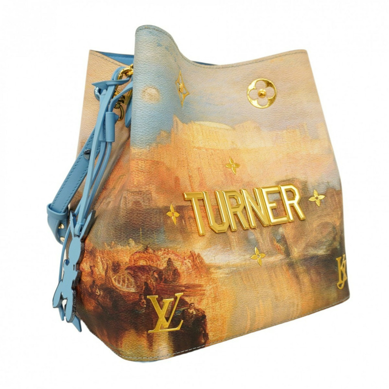 路易威登 NeoNoe 女士單肩包 M53501 棕色/淺藍色-1