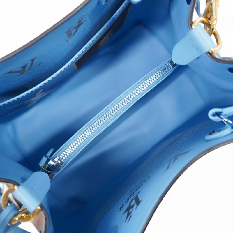 路易威登 NeoNoe 女士單肩包 M53501 棕色/淺藍色-3