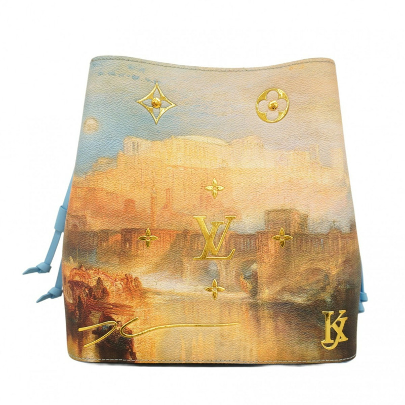 路易威登 NeoNoe 女士單肩包 M53501 棕色/淺藍色-10